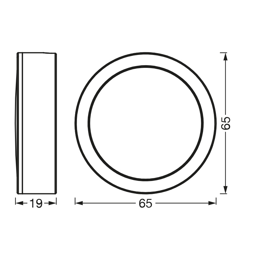 Osram - Set da 3 lampade LED sottopensile, 3W, 230V, 3000K, bianco