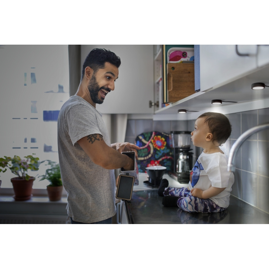 Osram - Set di 3 lampade sottopensili a LED UNDERCABINET LED/3W/230V 3000K nere