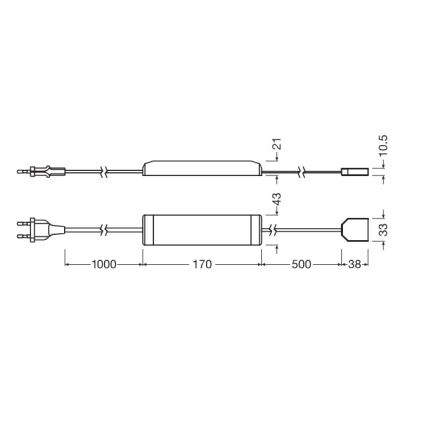 Osram - Striscia LED dimmerabile FLEX ACOUSTIC 2,6m LED/29W/230V + telecomando