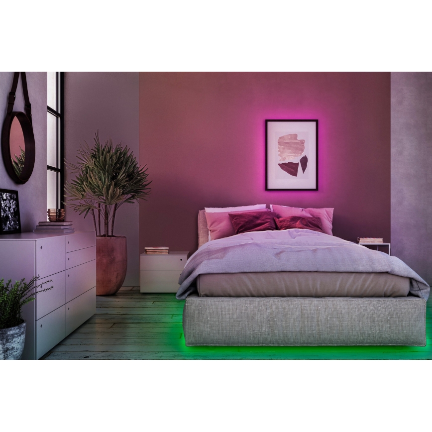 Osram - Striscia LED RGB dimmerabile FLEX BATTERY 5m LED/5W/4xAA + telecomando