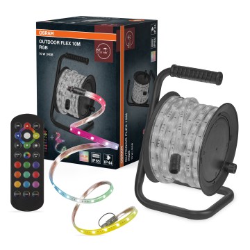Osram - Striscia LED RGB dimmerabile per esterni FLEX 10m LED/70W/230V IP65 + telecomando