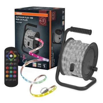 Osram - Striscia LED RGB dimmerabile per esterni FLEX 10m LED/70W/230V IP65 + telecomando