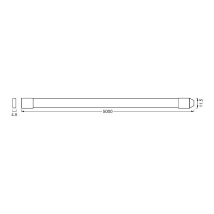 Osram - LED RGBW Striscia esterna dimmerabile SMART+ FLEX 5m LED/14,5W/230V 2700-6500K IP44 Wi-Fi