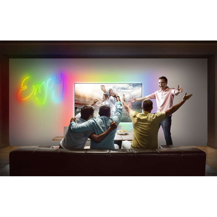 Osram - Striscia LED RGB dimmerabile per esterni SMART+ MAGIC 3m LED/15W/230V IP44 Wi-Fi+ telecomando