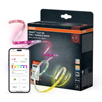 Osram - Striscia LED RGB+TW dimmerabile per esterni SMART+ FLEX 3m LED/12,5W/230V 2700-6500K IP44 Wi-Fi