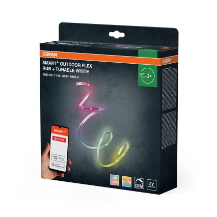 Osram - Striscia LED SMART+ FLEX RGB+TW dimmerabile per esterni 5m LED/11W/230V 2000-6500K IP65