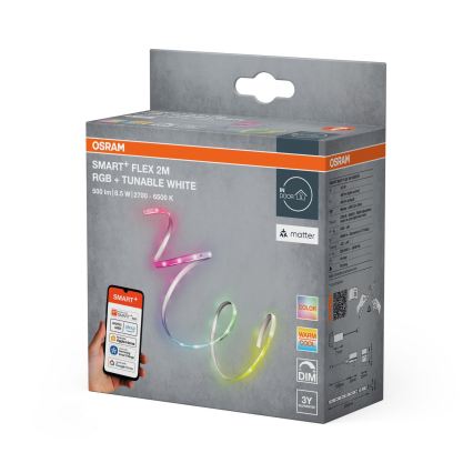 Osram - Striscia LED RGB+TW dimmerabile SMART+ FLEX 2 m LED/8,5W/230V 2700-6500K Wi-Fi