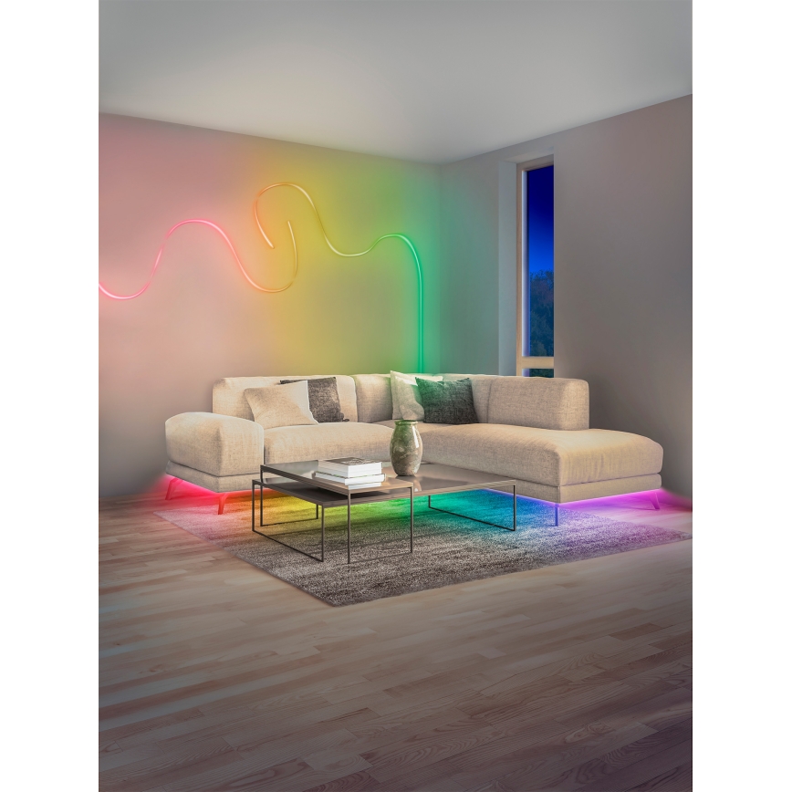 Osram - Striscia LED RGBW dimmerabile per esterni SMART+ MAGIC 3m LED/14W/230V IP44 Wi-Fi + telecomando