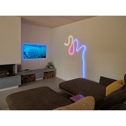 Osram - Striscia LED RGBW dimmerabile per esterni SMART+ MAGIC 3m LED/14W/230V IP44 Wi-Fi + telecomando
