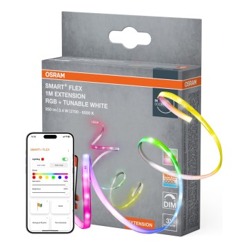 Osram - Striscia LED SMART+ FLEX RGB+TW dimmerabile 1m LED/3,4W/230V 2700-6500K Wi-Fi