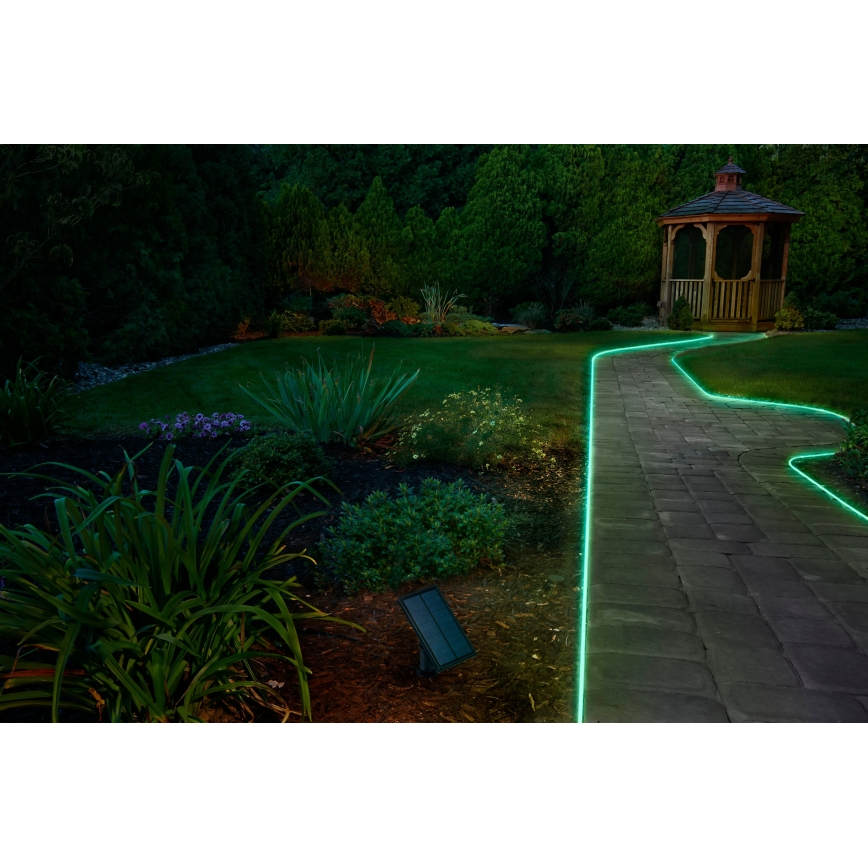Osram - LED RGBW striscia solare dimmerabile FLEX MAGIC 3m LED/1,2W/3,7V 2000 mAh IP44 + telecomando