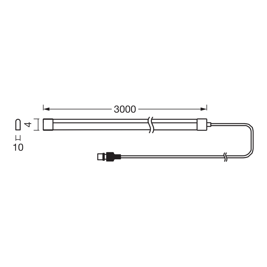 Osram - LED RGBW striscia solare dimmerabile FLEX MAGIC 3m LED/1,2W/3,7V 2000 mAh IP44 + telecomando