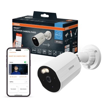 Osram - Telecamera esterna intelligente con sensore 2K SMART+ 230V IP67 Wi-Fi