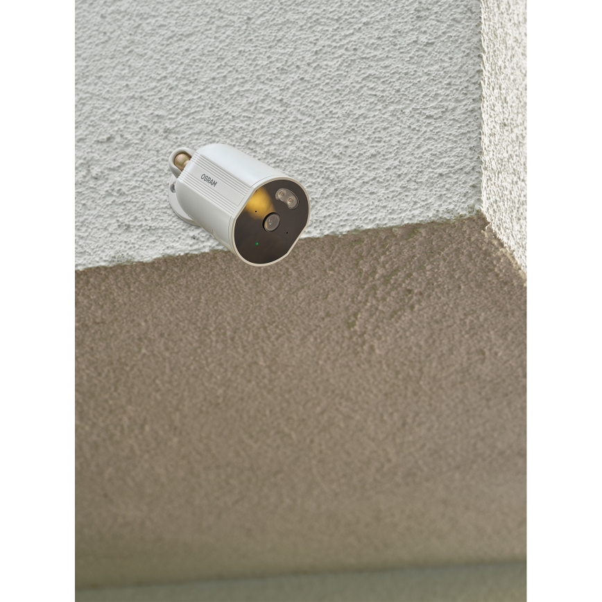 Osram - Telecamera esterna intelligente con sensore 2K SMART+ 230V IP67 Wi-Fi