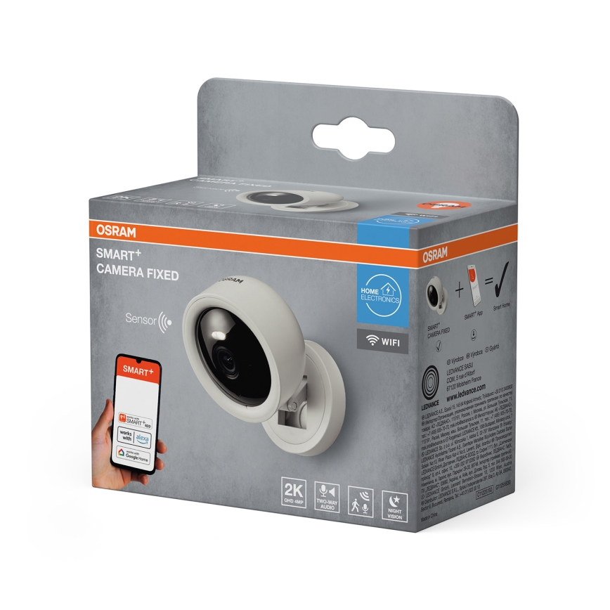 Osram - Telecamera interna intelligente con sensore 2K SMART+ 230V Wi-Fi