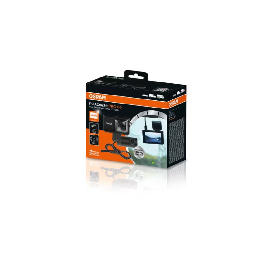 Osram - Telecamera per auto ROADSIGHT PRO 30 Full HD 1080p 12/24V
