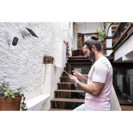 Osram - Telecamera solare intelligente con sensore 2K SMART+ 5V 5200 mAh IP66 Wi-Fi