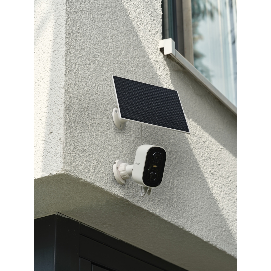 Osram - Telecamera solare intelligente con sensore 2K SMART+ 5V 5200 mAh IP66 Wi-Fi