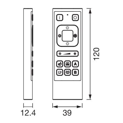 Osram - Telecomando SMART+ 3,7 V Wi‑Fi 600 mAh