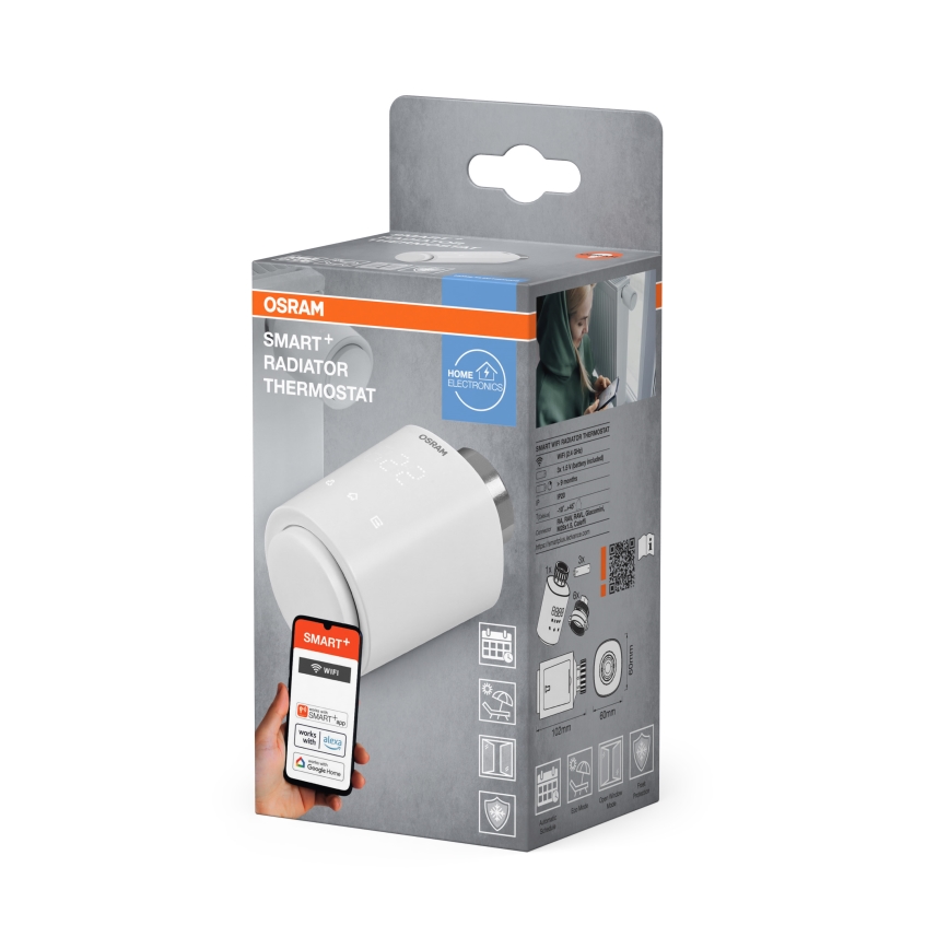 Osram - Testa termostatica SMART+ 3xAA Wi-Fi