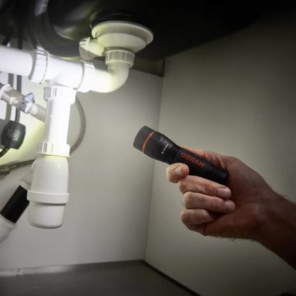 Osram - Torcia LED dimmerabile LEDINSPECT TORCH 450 ESSENTIAL LED/6W/3xAAA IP44