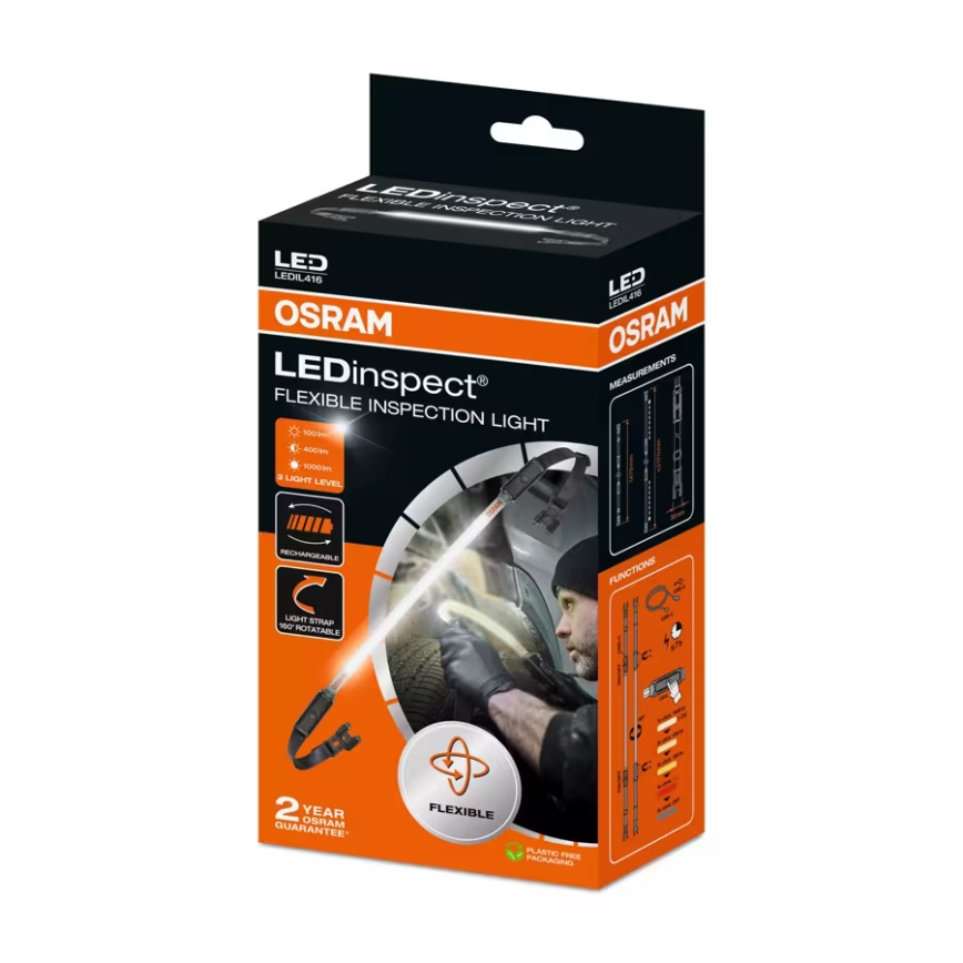 Osram - Lampada da ispezione a LED dimmerabile per auto LEDINSPECT INSPECTION LIGHT LED/10W/3,7V 2200 mAh
