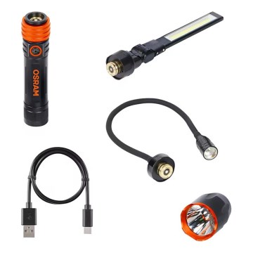 Osram - Torcia LED dimmerabile per ispezione auto 3 in 1 LEDINSPECT LED/5W/5V 4000 mAh