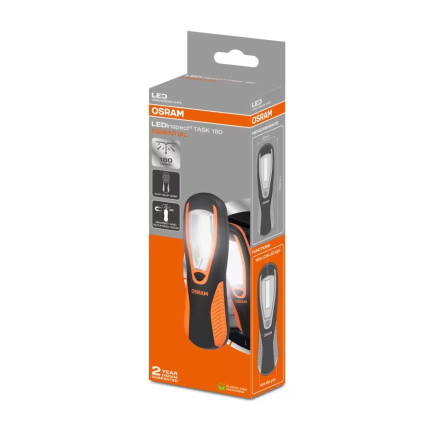 Osram - Torcia LED LEDINSPECT TASK 180 ESSENTIAL LED/3W/3xAAA