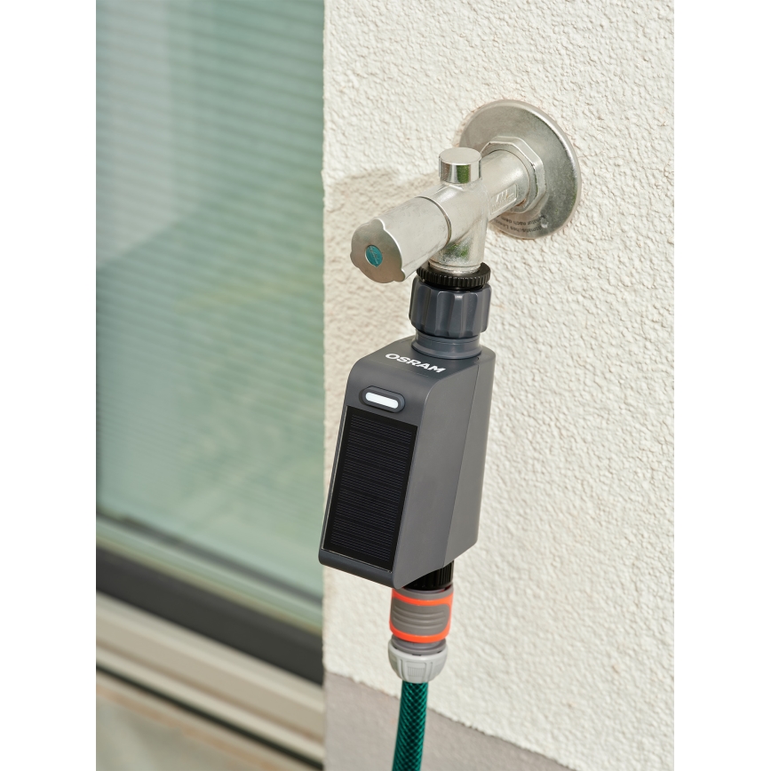 Osram - Valvola per irrigazione con pannello solare SMART+ IP55 Wi-Fi