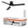 Osram - Ventilatore da soffitto LED dimmerabile BLADE LED/18W/230V 3000/4000/6000K + telecomando