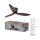 Osram - Ventilatore da soffitto LED dimmerabile FOHN LED/18W/230V 3000/4000/6500K + telecomando