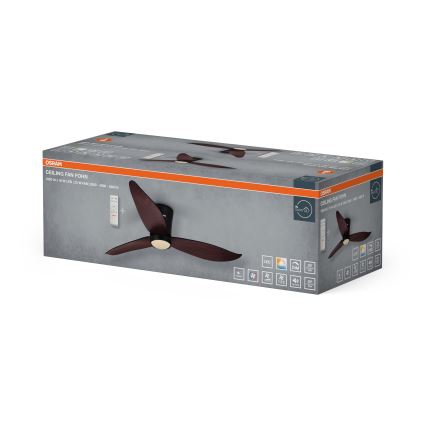 Osram - Ventilatore da soffitto LED dimmerabile FOHN LED/18W/230V 3000/4000/6500K + telecomando