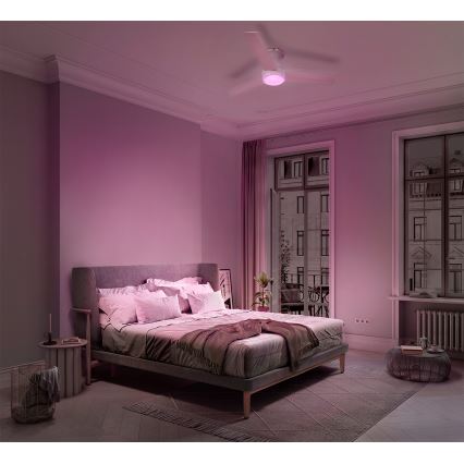 Osram - LED RGB Ventilatore da soffitto dimmerabile NORDES LED/18W/230V 3000-6500K + telecomando