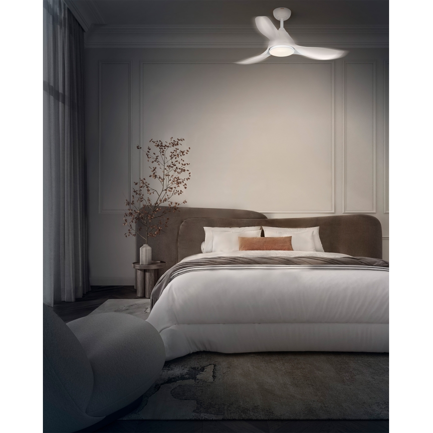 Osram - Ventilatore da soffitto LED RGB dimmerabile NORDES LED/18W/230V 3000-6500K + telecomando