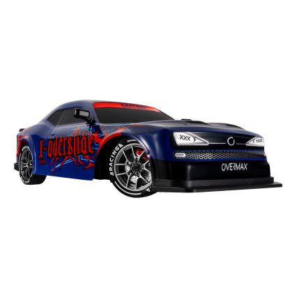 Overmax - Auto da drift radiocomandata 2 in 1 X-OVERSLIDE 1000 mAh nero/verde/blu/rosso