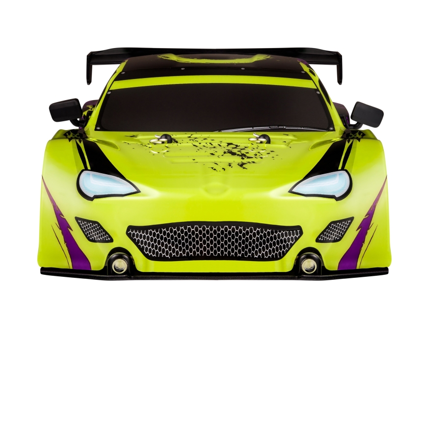 Overmax - Auto da drift radiocomandata X-DRIFT 1000 mAh, giallo/viola