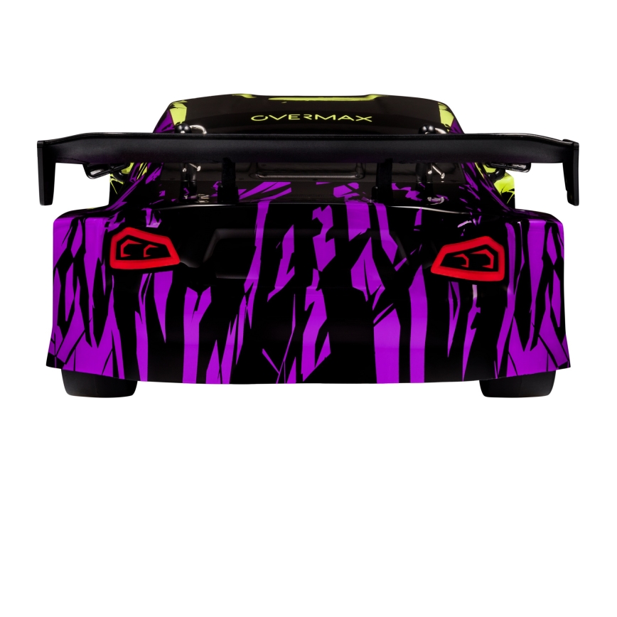 Overmax - Auto da drift radiocomandata X-DRIFT 1000 mAh, giallo/viola
