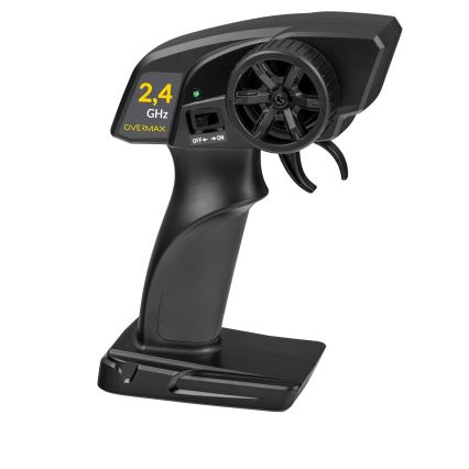 Overmax - Auto da drift radiocomandata X-DRIFT 1000 mAh, giallo/viola