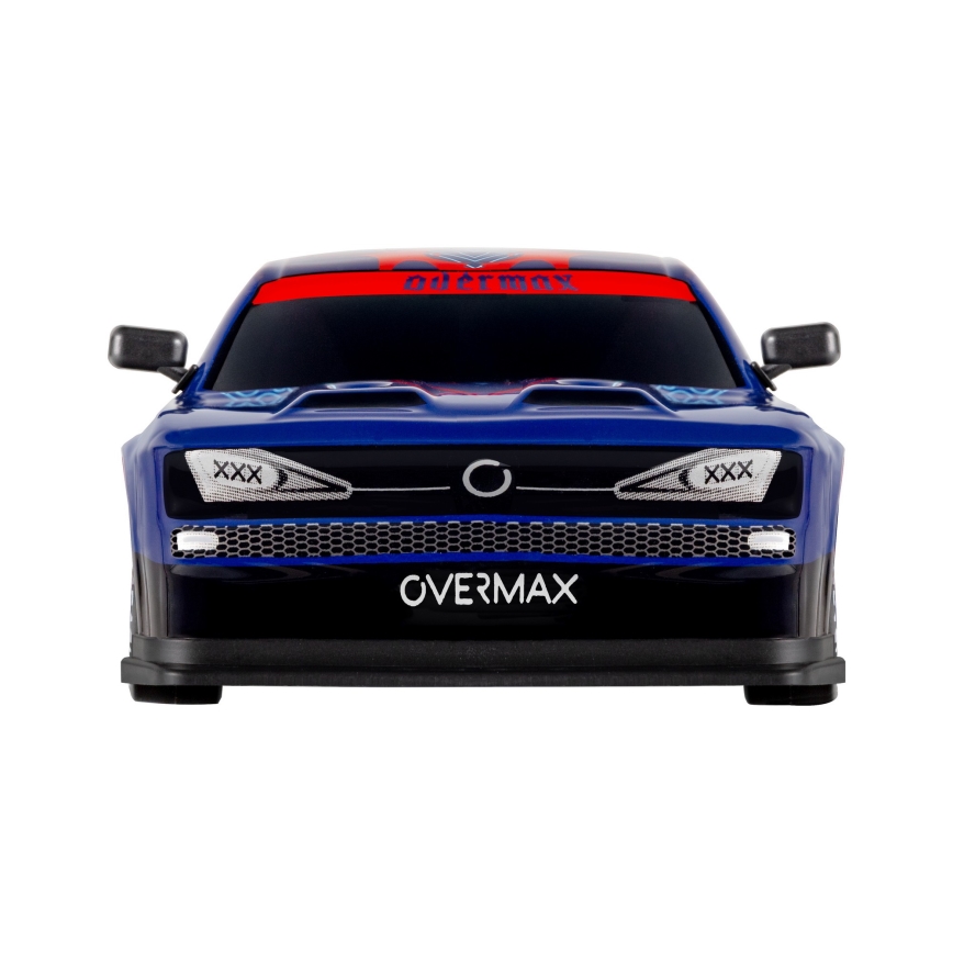 Overmax - Auto da drift radiocomandata X-OVERSLIDE 1000 mAh nero/verde/blu/rosso