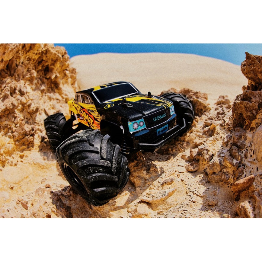 Overmax - auto radiocomandata RC X-JOLT 1000 mAh nero/giallo