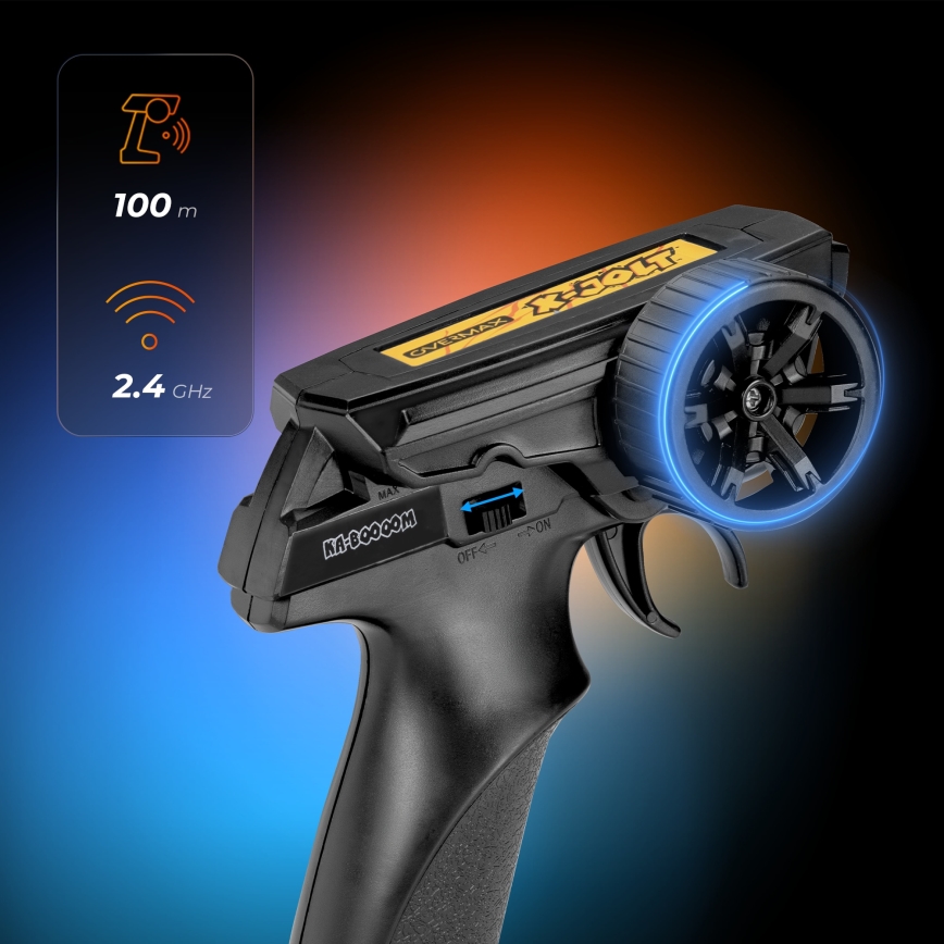 Overmax - auto radiocomandata RC X-JOLT 1000 mAh nero/giallo