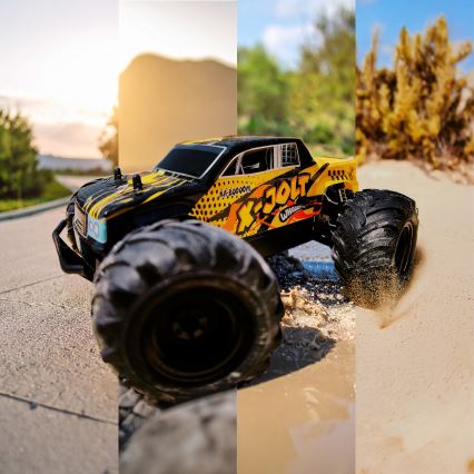 Overmax - auto radiocomandata RC X-JOLT 1000 mAh nero/giallo