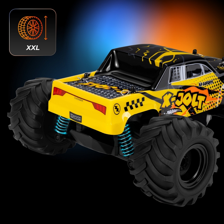 Overmax - auto radiocomandata RC X-JOLT 1000 mAh nero/giallo