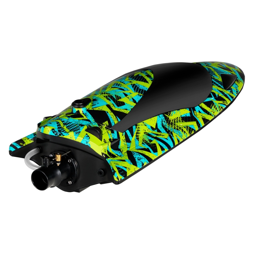 Overmax - barca radiocomandata X-SURGE 4000 mAh nero/verde