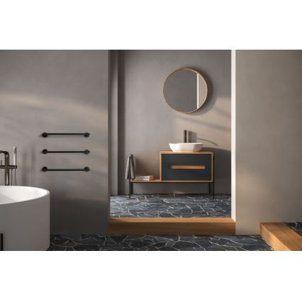 P.M.H. IN1B-L - Scaldasalviette elettrico INGA 17W/230V 85,9 cm IP44 sinistra/nera