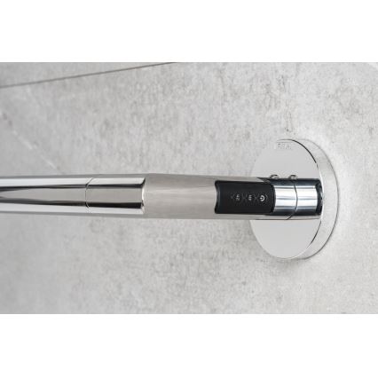 P.M.H. IN1SS-L - Scaldasalviette elettrico INGA 17W/230V 85,9 cm IP44 sinistro/acciaio inox lucido