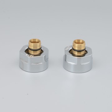 P.M.H. M16B2002 - Raccordo a compressione per valvola VISION/INTER cromo lucido/Alupex 16 mm