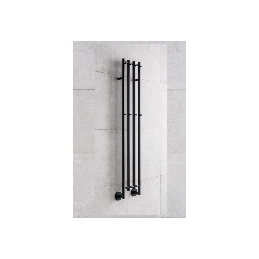 P.M.H. MO1B-R - Scaldasalviette elettrico MONA 93W/230V 153,3 cm IP44 nero