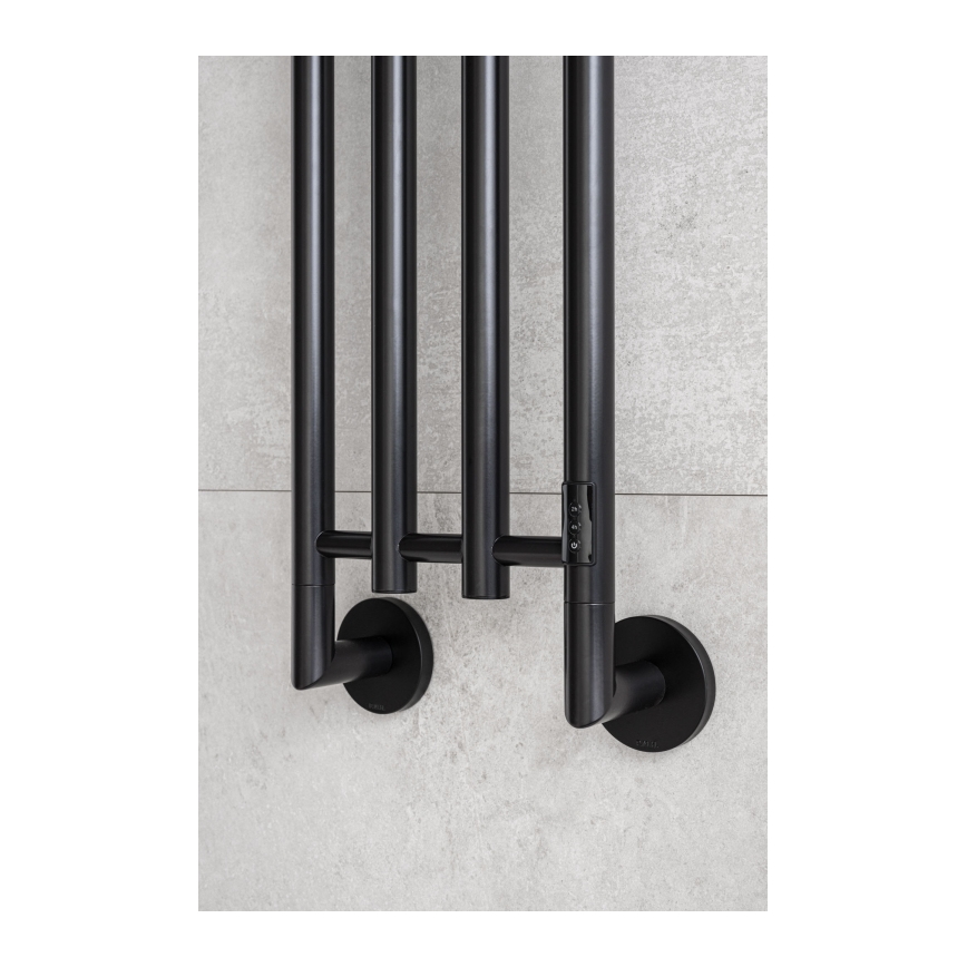 P.M.H. MO1B-R - Scaldasalviette elettrico MONA 93W/230V 153,3 cm IP44 nero