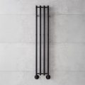 P.M.H. MO1B-RK - Scaldasalviette elettrico MONA 93W/230V 153,3 cm IP44 nero